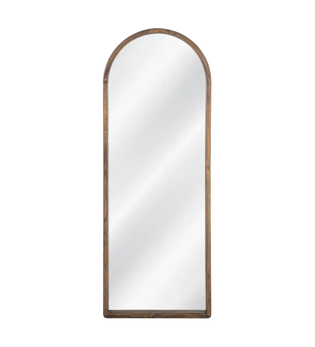 Lustro SITEMATH 160 cm drewno paulowni brązowe