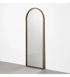 Lustro SITEMATH 160 cm drewno paulowni brązowe