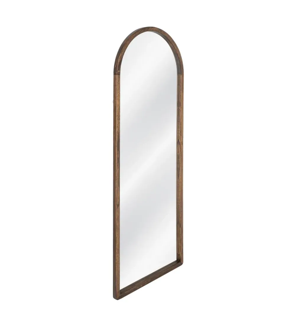 Lustro SITEMATH 160 cm drewno paulowni brązowe