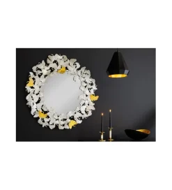 Lustro SORIA 92 cm złoto srebrne