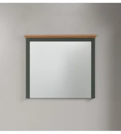Lustro STANTON 68 cm  w optyce dębu Evoke Ciemnozielony