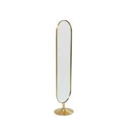 Lustro stojące Curve 170 cm złote