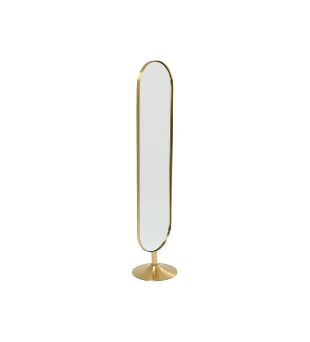 Lustro stojące Curve 170 cm złote