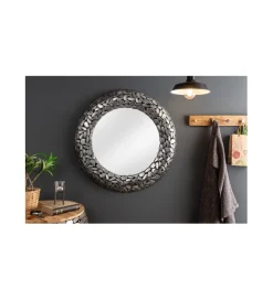 Lustro Stone Mosaic 82 Cm srebrne