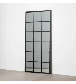 Lustro TAGE 180 cm drewno jodła czarne