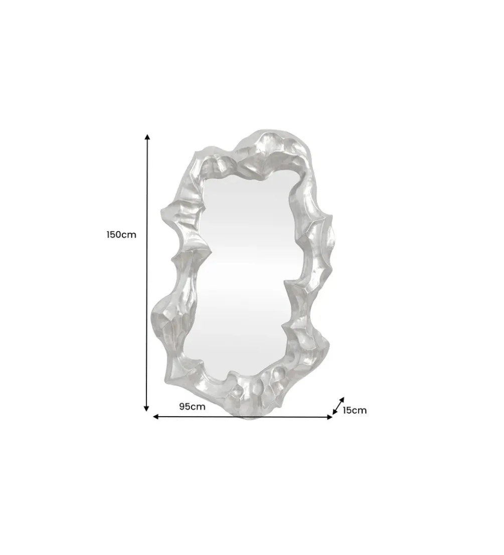 Lustro VENETIA 150 cm srebrny