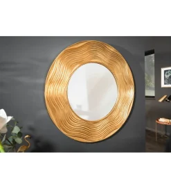 Lustro wiszące 100 cm złote