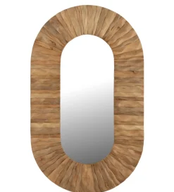 Lustro wiszące CURVE 152 cm naturalny