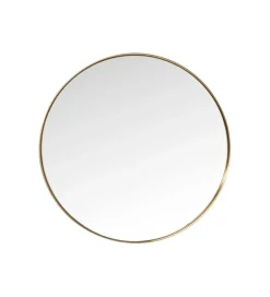 Lustro wiszące CURVE MO 100 cm złote