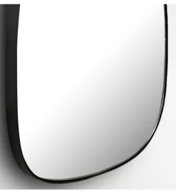 Lustro wiszące DEFORME 53 cm czarne