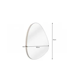 Lustro wiszące DEFORME 60 cm dąb naturalny