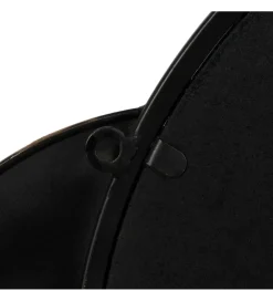 Lustro wiszące ESPEJONA 83 cm naturalne czarne