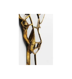 Lustro wiszące GIRAFFE 45 cm złote