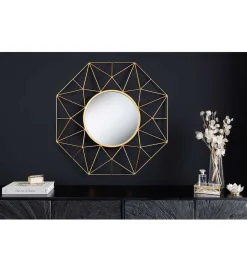 Lustro wiszące GORAN 80 cm złote