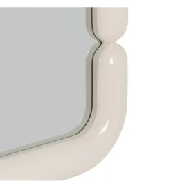 Lustro wiszące HAYKUI 90 cm kremowe
