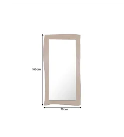 Lustro wiszące MAMMUT 160 cm drewno akacja