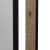 Lustro wiszące NAGATARO 45 x 100 cm czarne naturalne