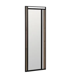 Lustro wiszące NAGATARO 45 x 100 cm czarne naturalne
