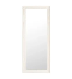 Lustro wiszące OKATA 171 cm naturalna białą rama