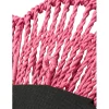 Lustro wiszące RAFFIA 50 cm różowe