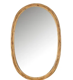 Lustro wiszące RECTANGLE 61 cm naturalne