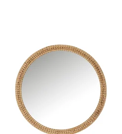 Lustro wiszące RECTANGLE 75 cm naturalne