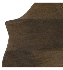 Lustro wiszące RETUNM 90 cm drewno mango