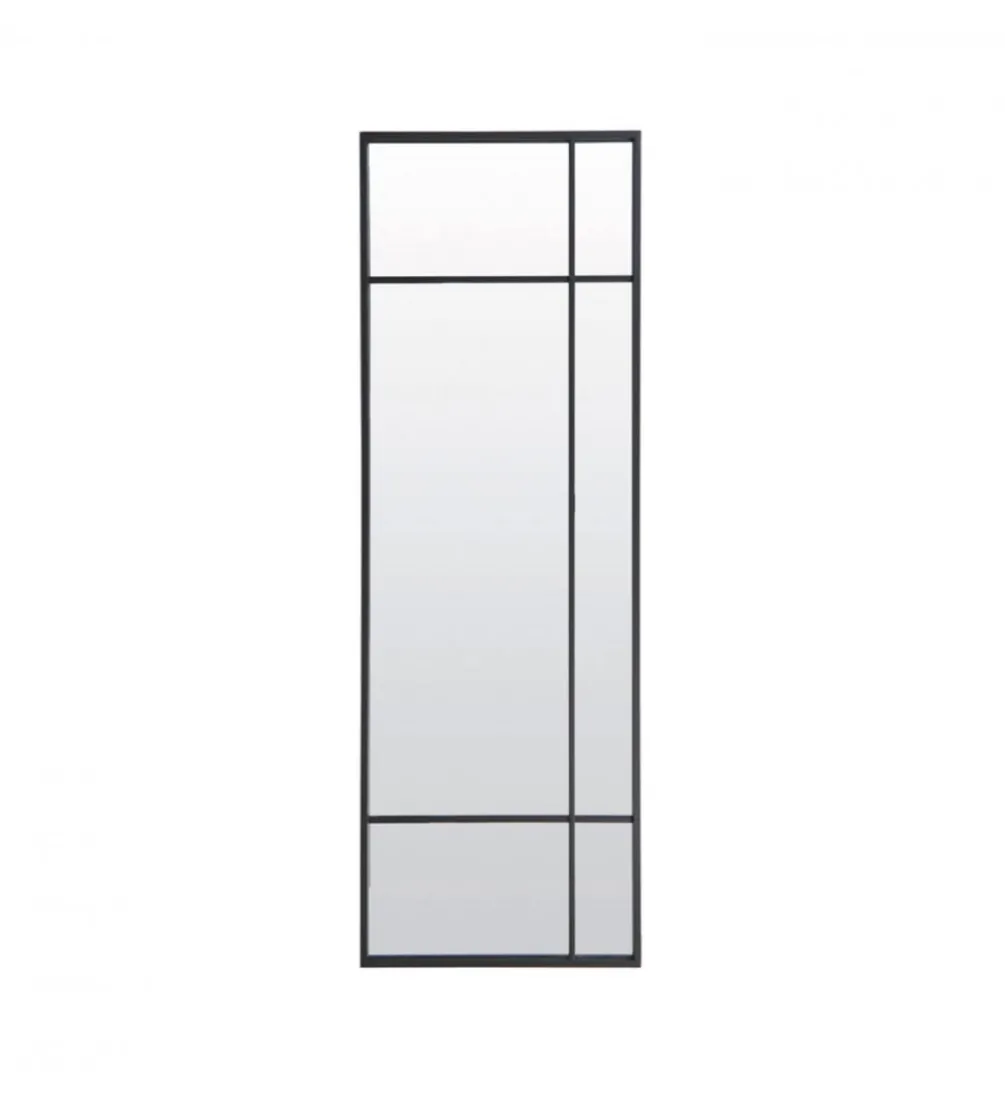 Lustro wiszące RINCON 150 cm czarny matt