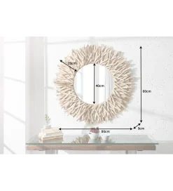 Lustro wiszące Riverside driftwood 80 cm