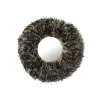 Lustro wiszące SISAL 115 cm czarno białe
