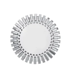 Lustro wiszące SPROCKET 92 cm srebrne