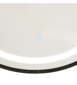 Lustro wiszące TEMPEJO 160 cm czarna rama