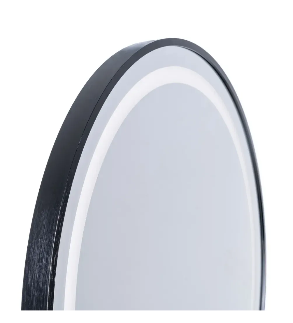 Lustro wiszące TEMPEJO 160 cm czarna rama