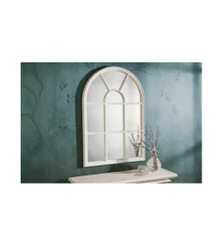 Lustro wiszące WINDOW Castillo 70 cm białe