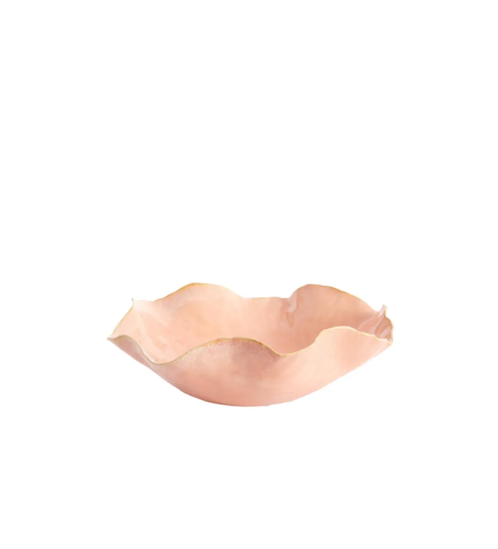 Misa BANDA 34 cm ceramika różowa