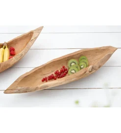 Misa drewniana Natur 60 cm drewno teak