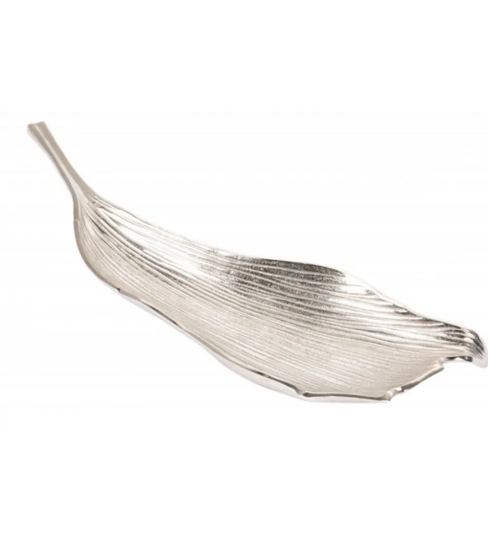 Misa HOJA 64 cm srebrna