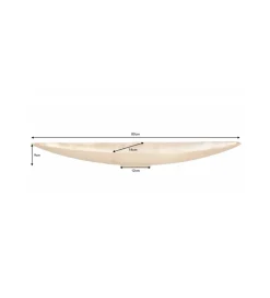 Misa Leaf 80 cm antyczny złoty