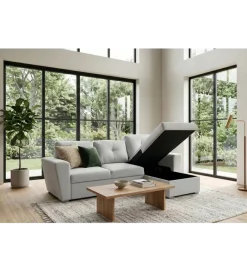 Narożnik APARTMENT 245 cm z funkcją spania beżowy