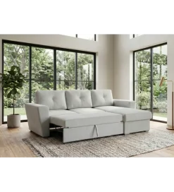 Narożnik APARTMENT 245 cm z funkcją spania beżowy