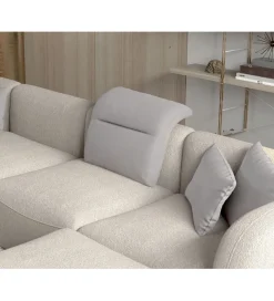 Narożnik BAHAMA Candelo XL 372 cm z ottomaną otwartą 172 cm