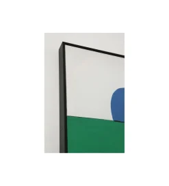 Obraz Abstract Shapes 73 cm x 143 cm zielony