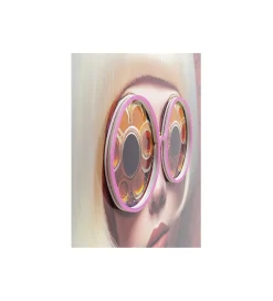 Obraz FANCY BLONDE LADY LED 120 x 80 cm
