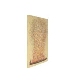 Obraz FLOWER BOAT GOLD PINK 40 x 50 cm