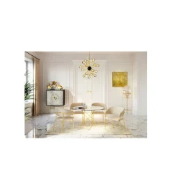 Obraz ILLUMINO 80 x 80 cm złoty