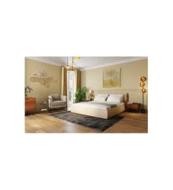 Obraz ILLUMINO 120 x 120 cm złoty