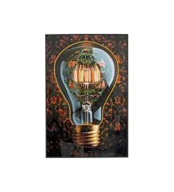 Obraz LED ART BULB 80 x 120 cm