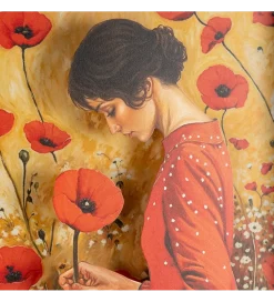 Obraz MADAM FOWER 43 x 63 cm