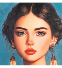 Obraz MUJER AZUL 87 x 117 cm