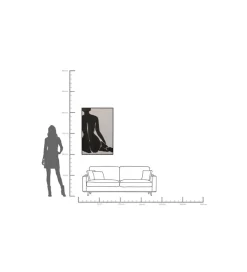 Obraz NUDE LADY 70 x 110 cm